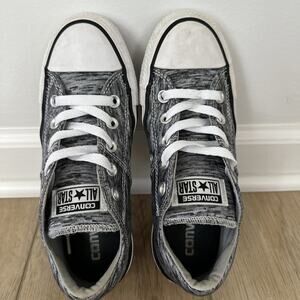Converse Madison Mid Gray Canvas Sneakers Women’s Size 5 Comfort 558557F
